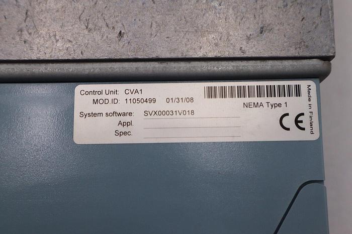 Used 5 HP EATON CORPORATION SVX005A1-4A1B1 / SVX005A14A1B1 SVX9000 STOCK 2342