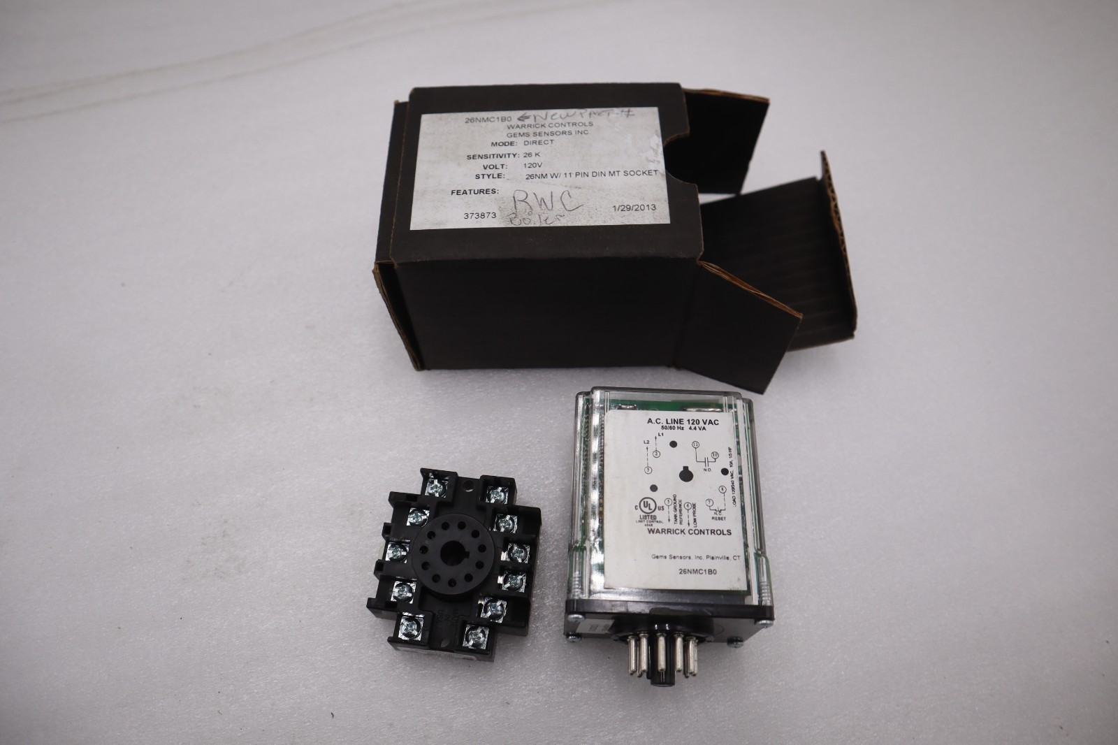Used NEW OPEN BOX Warrick Controls 26NMC1B0 Liquid Level Relay STK L210CC