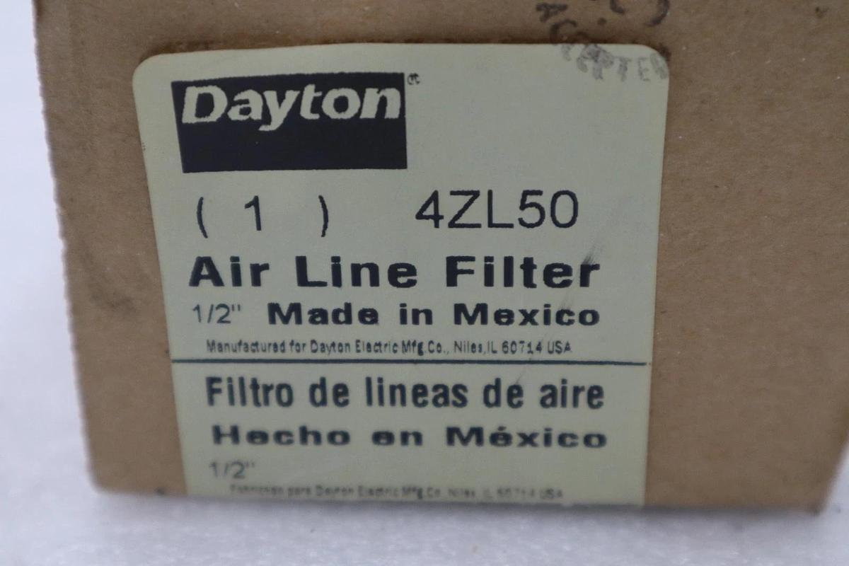 New OPEN BOX DAYTON Speedaire REGULATOR 4ZL50 STOCK GF752A