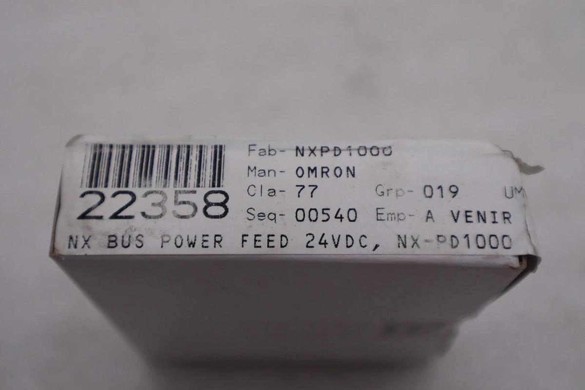 Used OMRON NX-PD1000 POWER FEED UNIT - NEW SEALED - STOCK GF570A