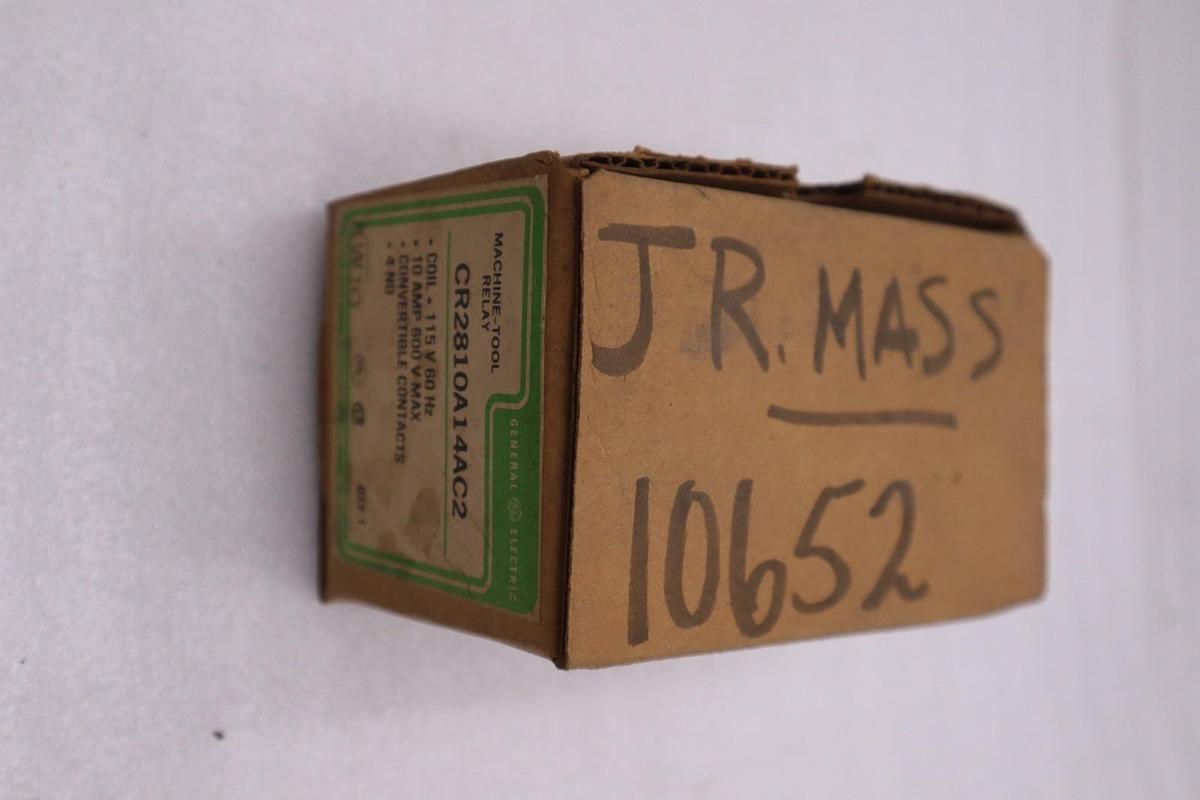 Used NEW OPEN BOX GENERAL ELECTRIC CR2810A14AC2 600V 10A STK GF123A