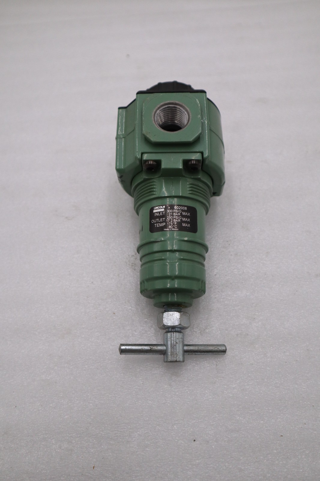 Used Lincoln Modular Air-Line Regulator 602008 300 PSI/bar STOCK H786A