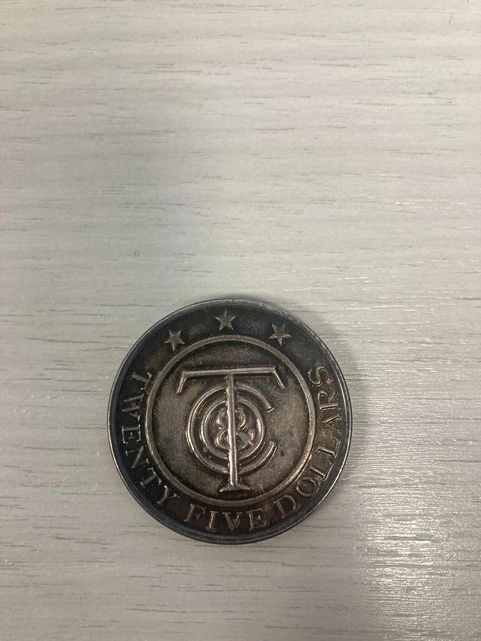 Used LOT OF 3 TIFFANY STERLING SILVER 25 DOLLAR COIN