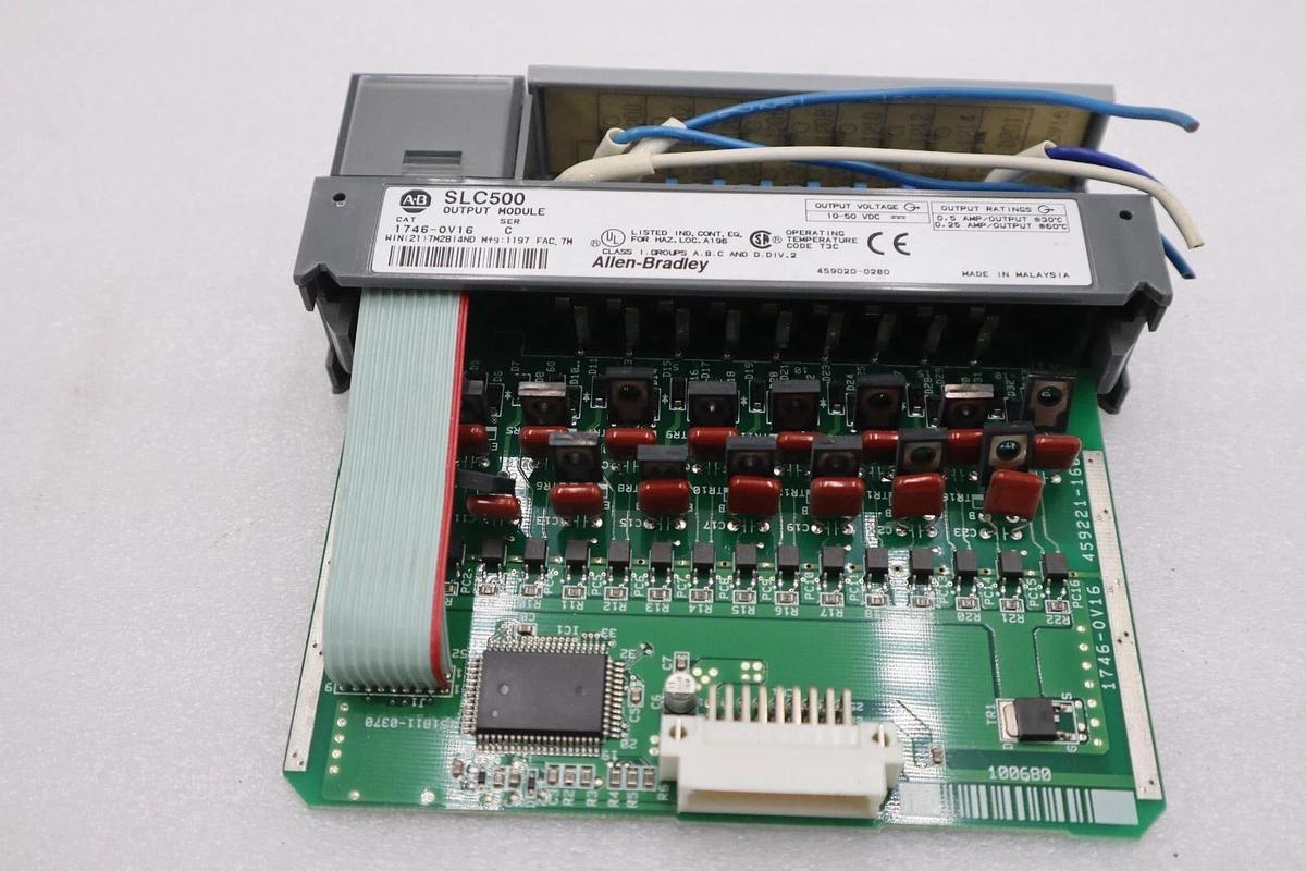 Used Allen Bradley 1746-OV16 /C SLC 500 16-Point Digital Output Module STOCK K-675-C