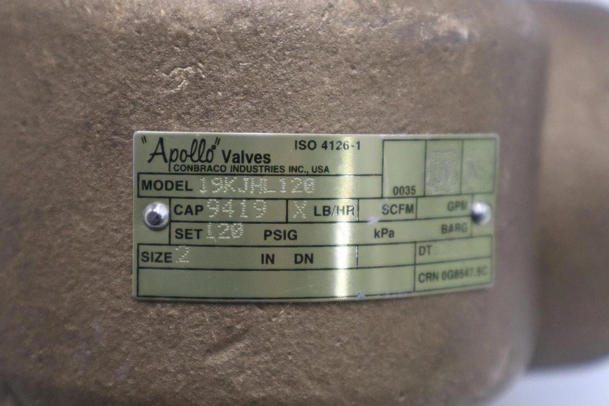 Used NEW APOLLO VALVES 19-KJHL-120 / 19KJHL120 STOCK 5993
