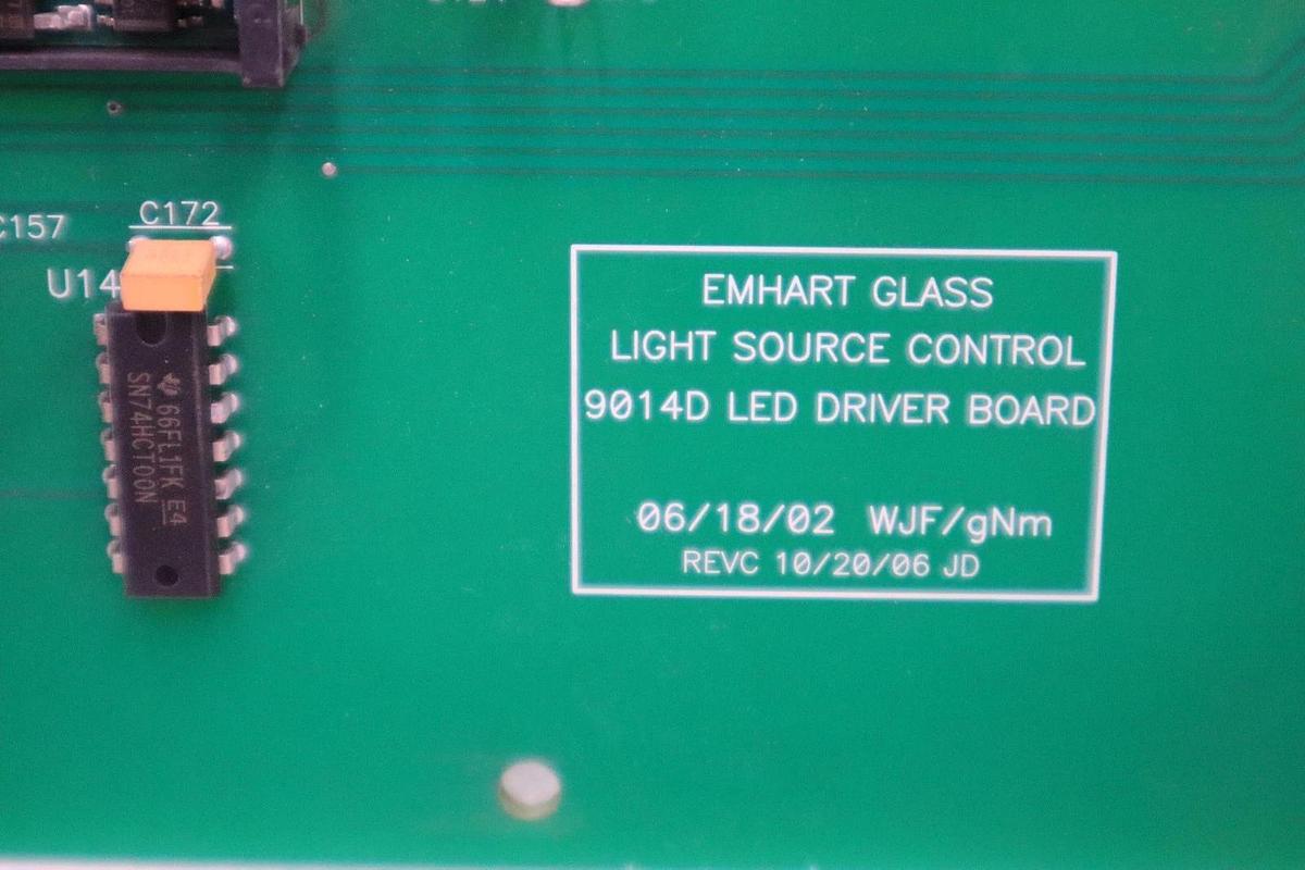 BUCHER EMHART GLASS 9014D / 9014D - NEW NO BOX - STOCK H1171