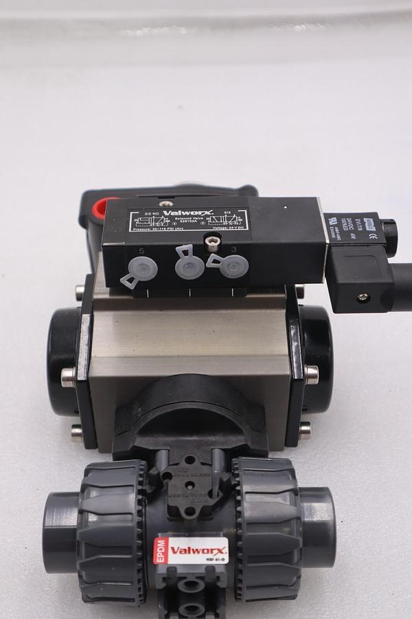 VALWORX 530163 AP063 PNEUMATIC ACTUATOR W/ 529102A SOLENOID 529910A VALVE #005-A