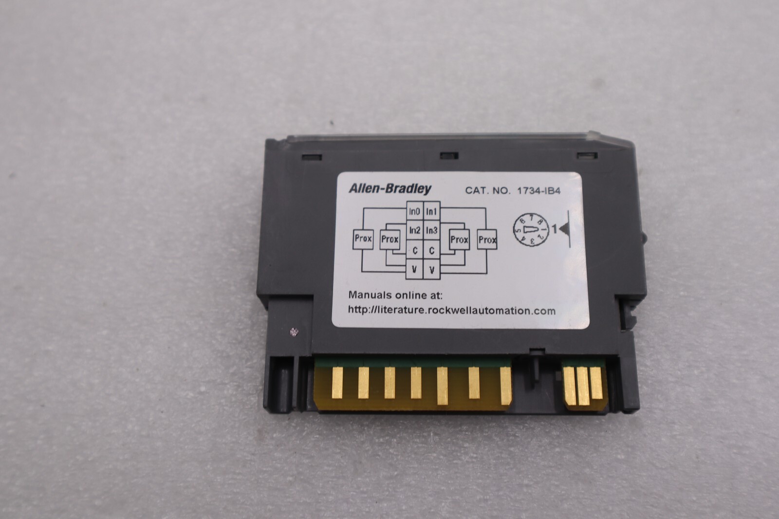 Used ALLEN BRADLEY 1734-IB4 POINT I/O Input Module Series C STOCK #807