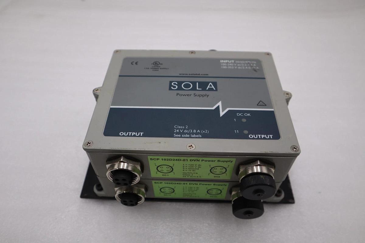 Used SOLA SCP 102D24D-01 DVN REMOTE POWER SUPPLY STOCK H1715