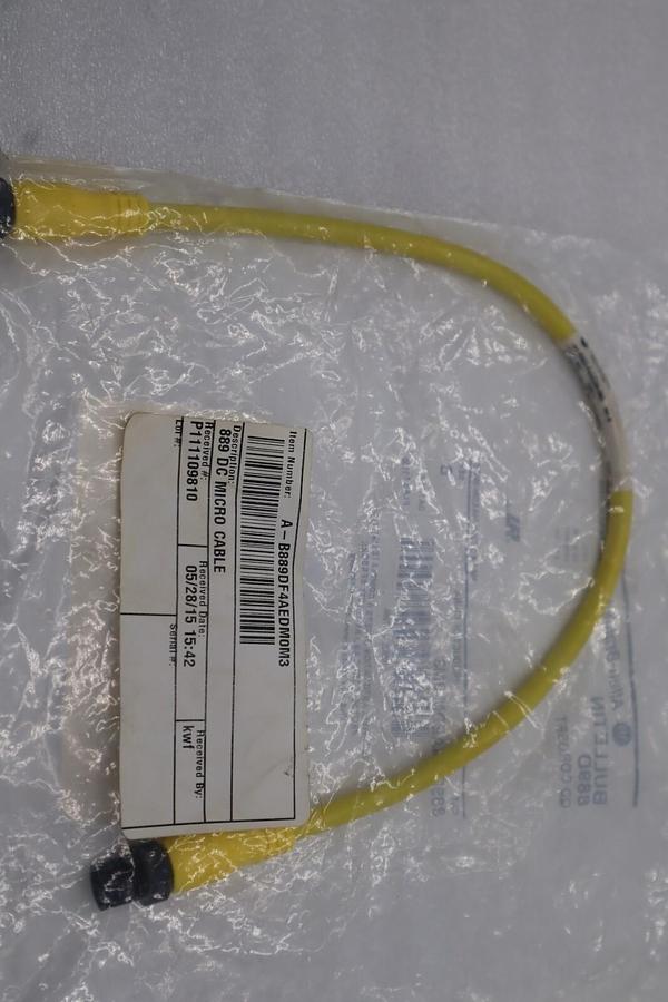 Allen Bradley 889D-F4AEPDM-0M3 Cable Pico Cordset 4-Pin 0.3m STOCK L-86-C