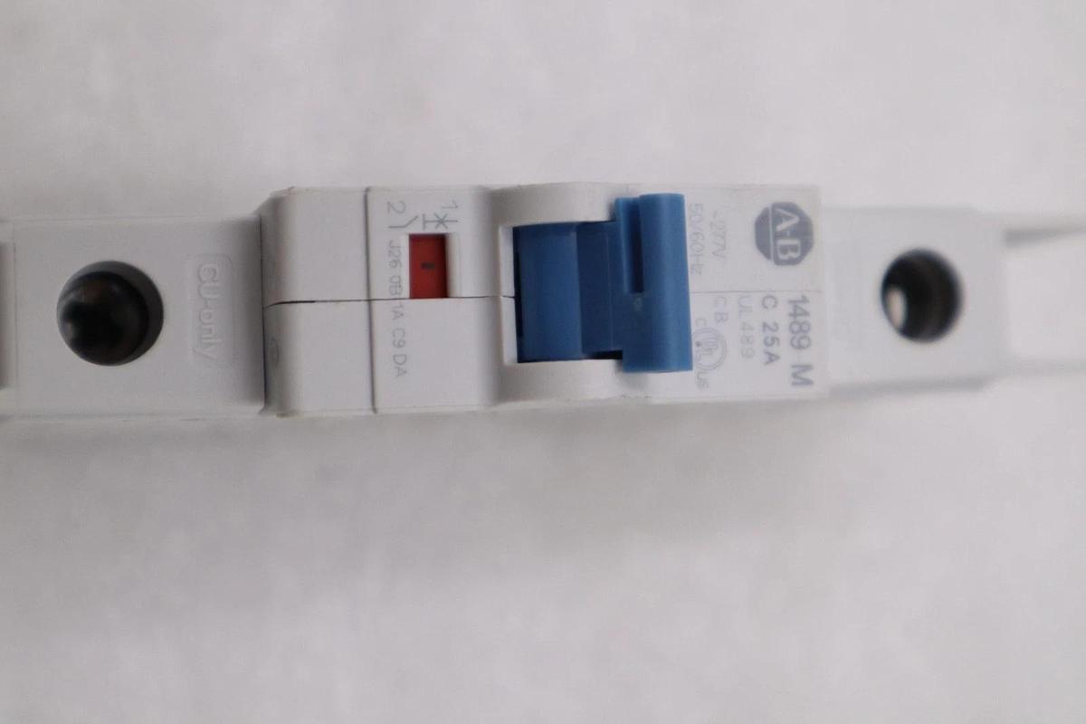 Used NEW Allen Bradley 1489-M1C250 15A 1-Pole 277V Circuit Breaker STOCK H1097A