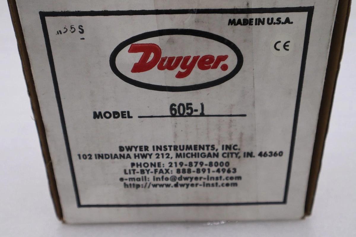 NEW Dwyer 605-1 Magnehelic Pressure Transmitter STOCK 5227