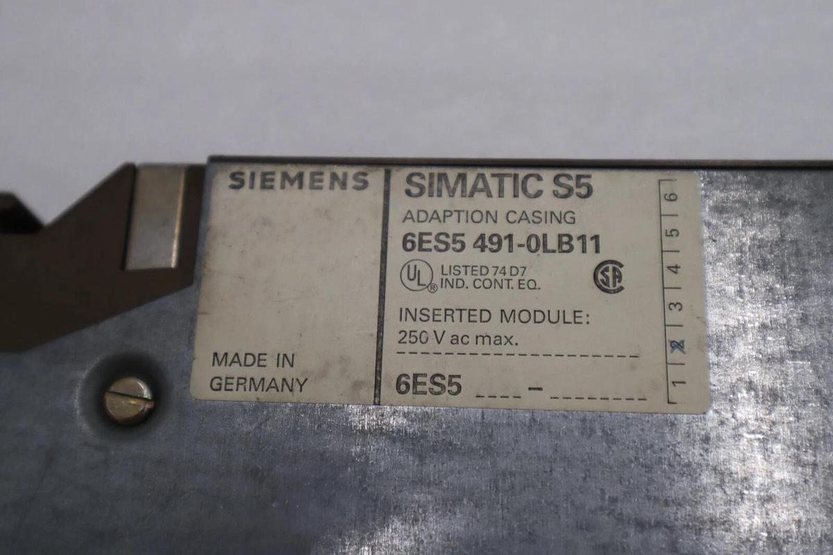Used SIEMENS 6ES5 491-0LB11 SIMATIC S5 STOCK 5380