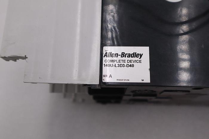Used ALLEN BRADLEY 140U-L3X3 A CIRCUIT BREAKER 140U-L3 STOCK 2075