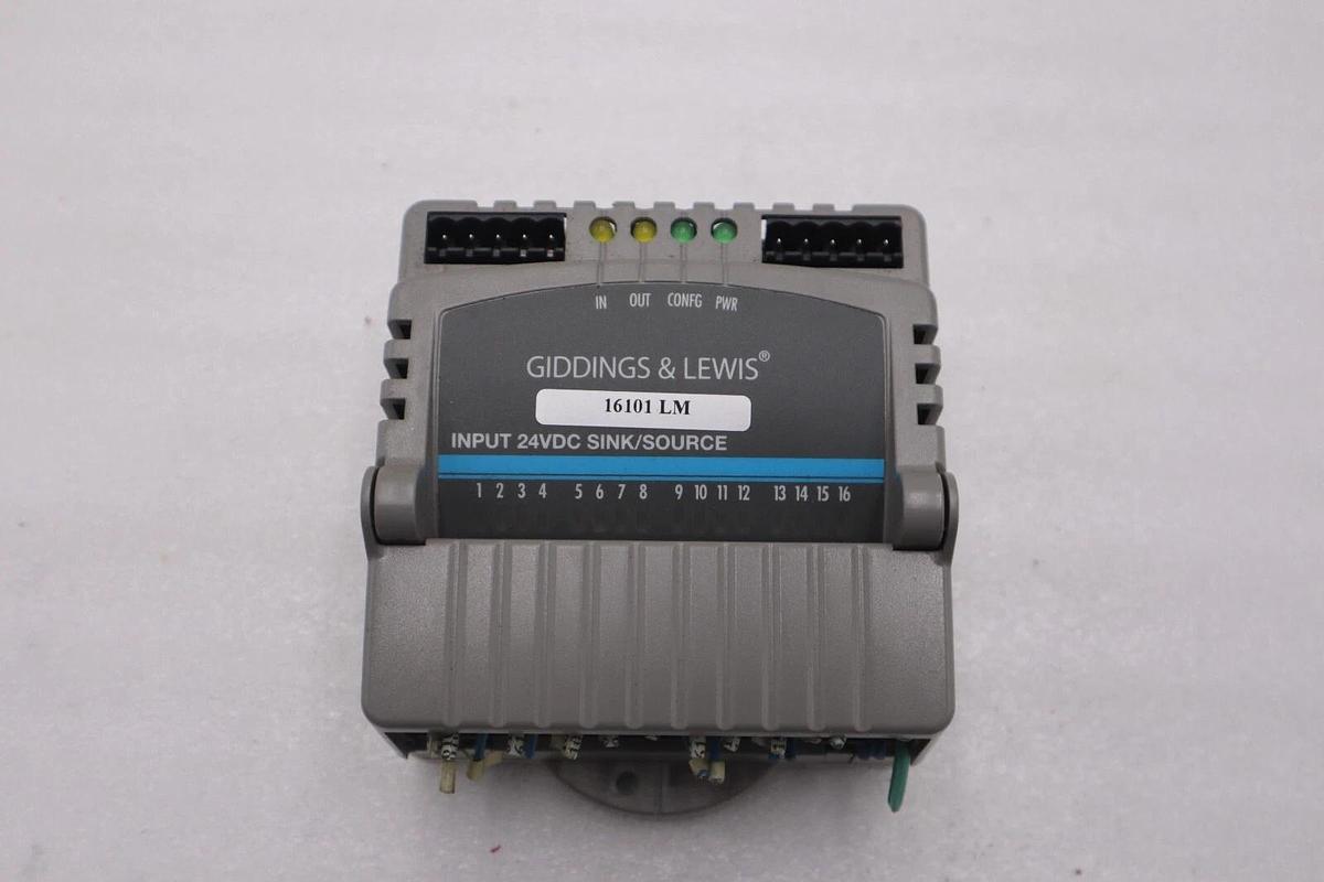 Used GIDDINGS & LEWIS M.1300.7372 R1 Input Module 24VDC SINK/SOURCE STOCK 633-D