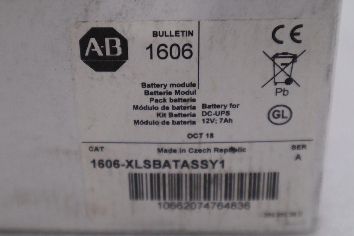 NEW Allen Bradley 1606-XLSBATASSY1 Bulletin 1606 Battery Module STOCK H849