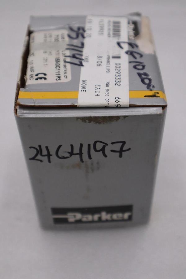 Used NEW Parker 71335SN2KNM5N0C111P3 PRESSURE VESSEL 3-WAY ST. STEEL BODY STOCK G647A