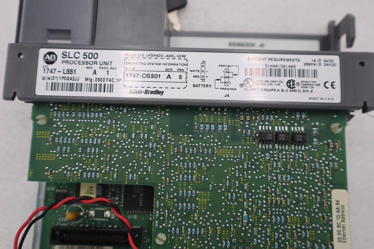Used Allen Bradley 1747-L551 SLC 500 SLC 5/05 CPU Processor Controller Ser A STOCK H3