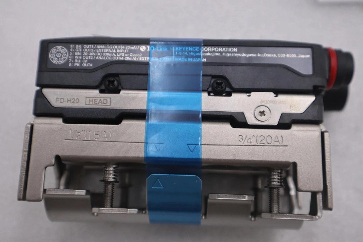 KEYENCE FD-H20 Clamp On Flow Meter 1/2” & 3/4 Pipe - STOCK 1415CC