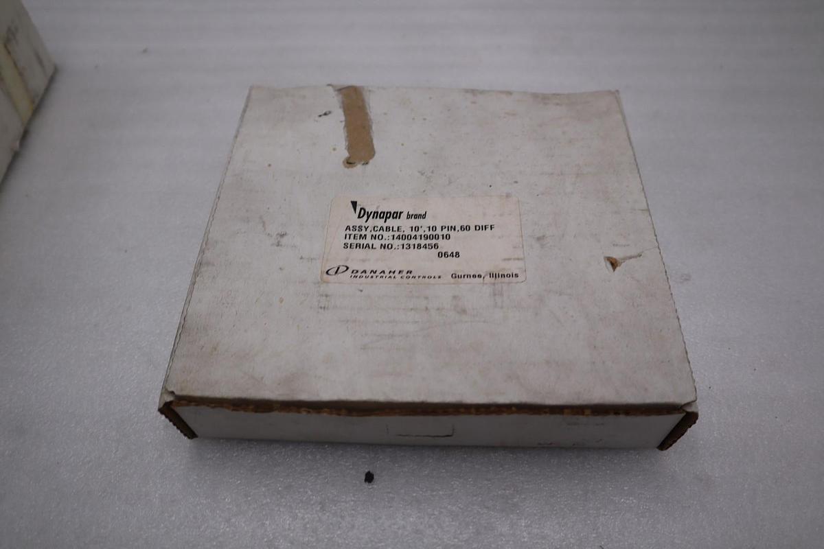 DYNAPAR 14004190010 10' 10 PIN CABLE NEW IN BOX STOCK GF-711A