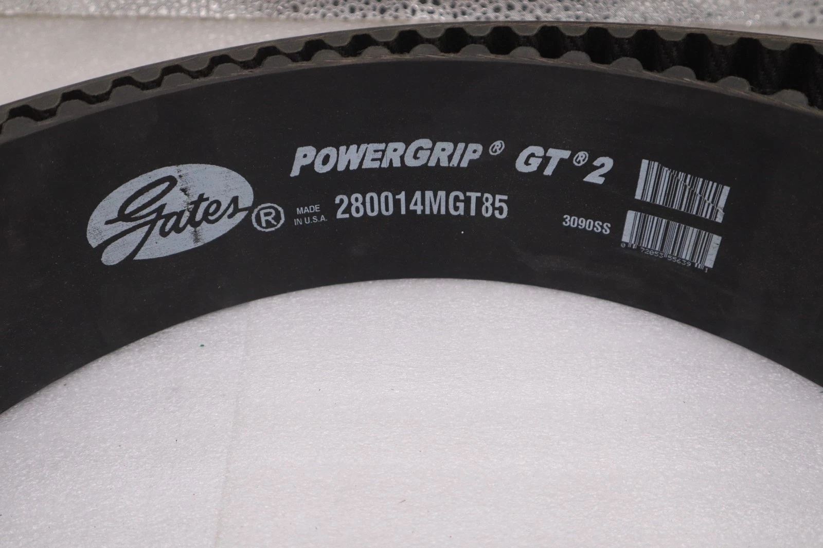 Used Gates PowerGrip GT2 280014MGT85 Timing Belt - STOCK M-24A