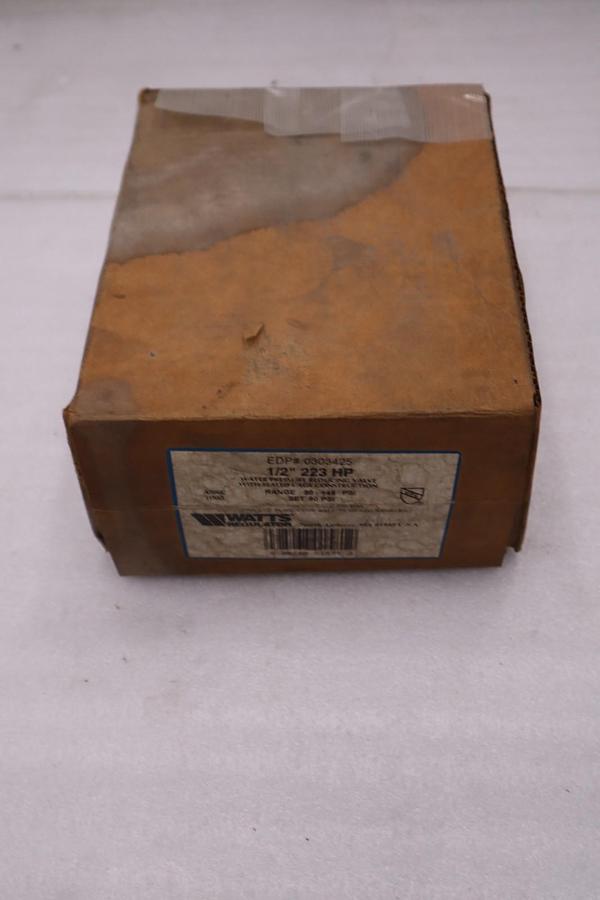 WATTS LF223-HP 1/2" RANGE 50-145 PSI PRESSURE VALVE - STOCK GF481