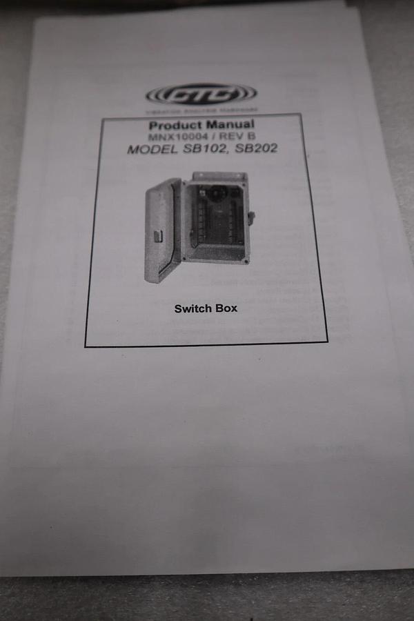 CTC SB102-121 / SB102-12I  Vibration Switch Box Brand New STOCK G150A
