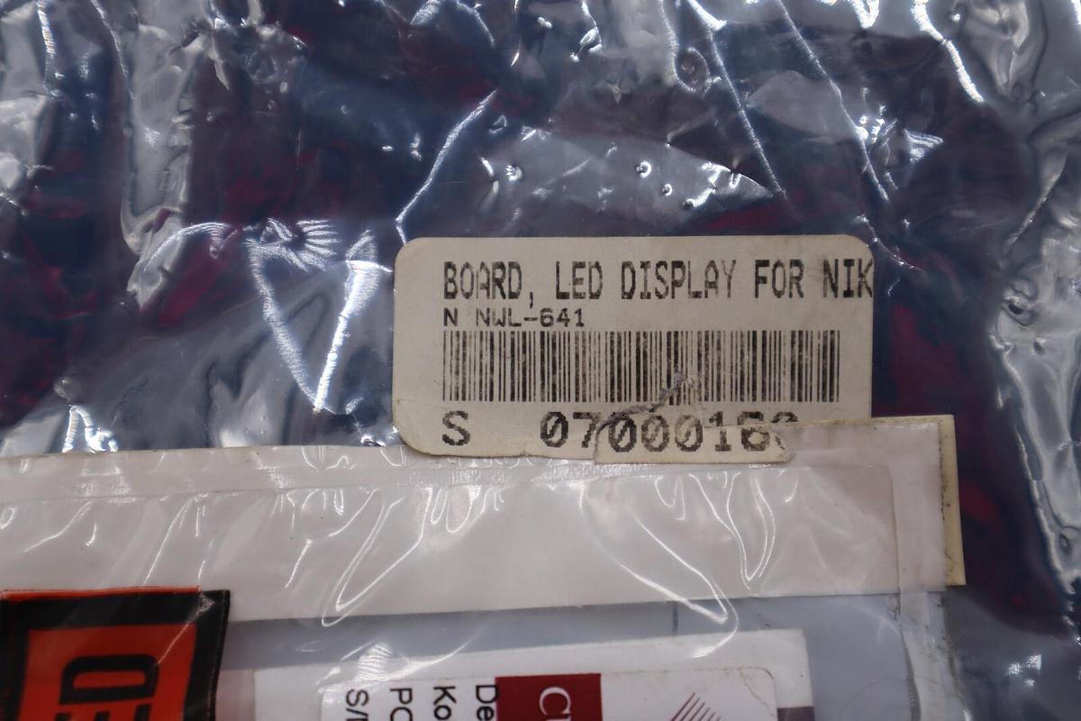 Used Toshiba LED Display Board for NIK, N NWL-641 PN: RTB111-BL STOCK #2837