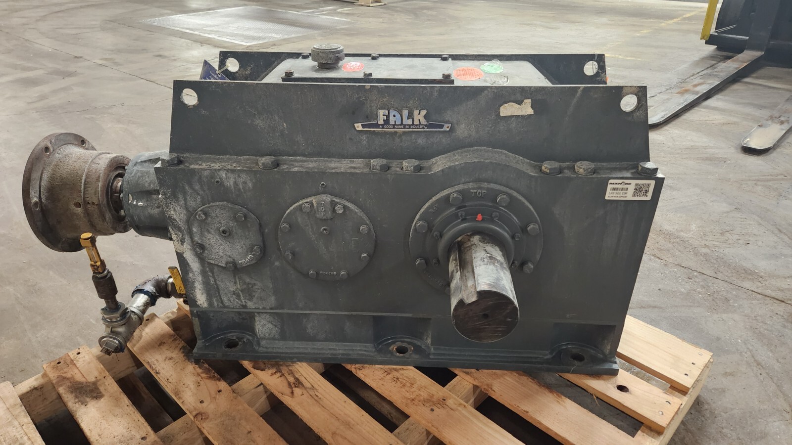 Used Speed Reducer Gear Box FALK MODEL 2080yb2-l RATIO 9.162 70 HP MANUFACTURED 2021