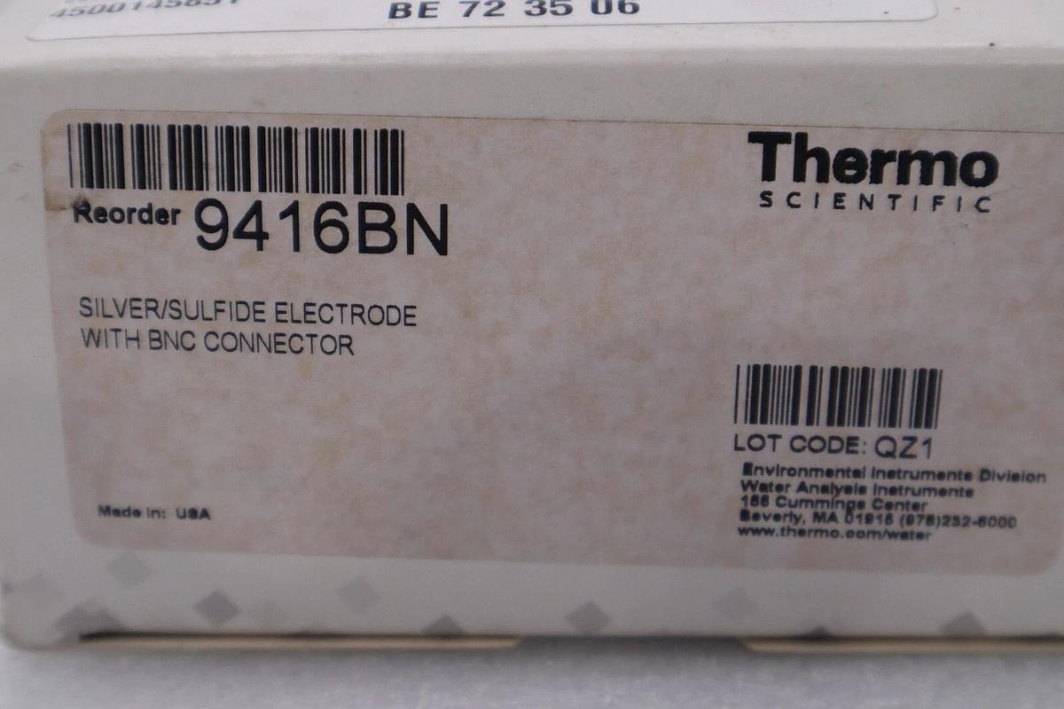 Used NEW Thermo Scientific 9416BN Silver/Sulfide Electrode with BNC Connector #G234