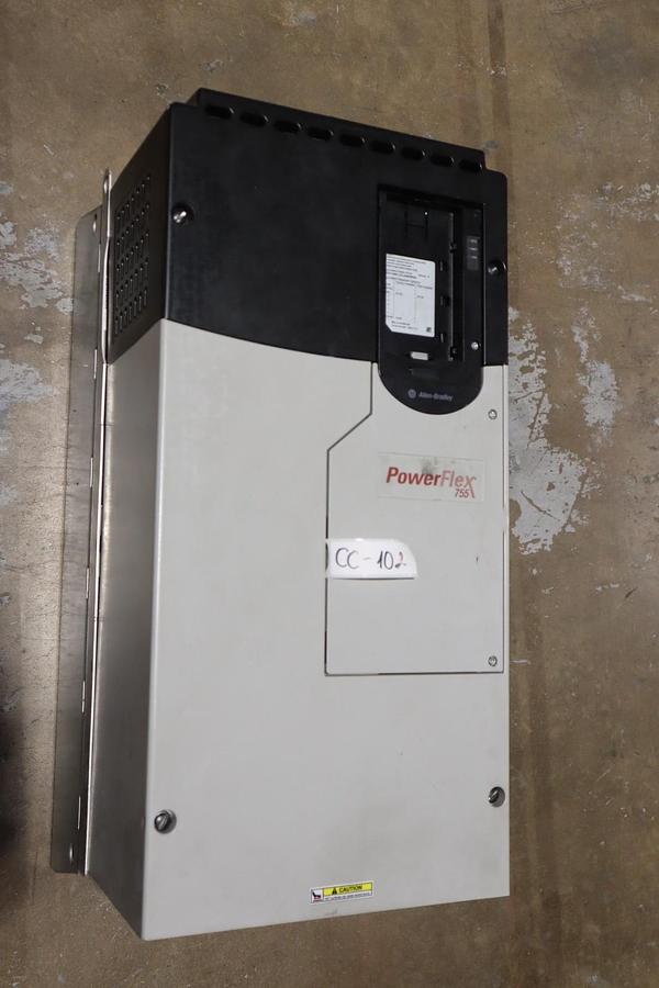Used ALLEN BRADLEY 20G1AND125JA0NNNNN PowerFlex 755 AC Drive 100 HP - STOCK CC102