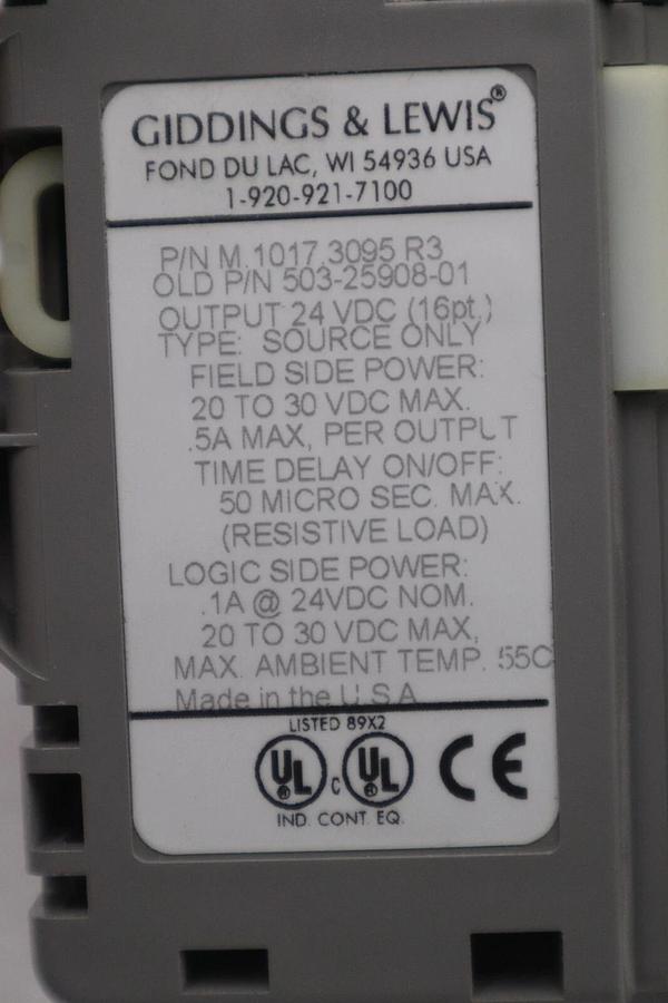 Used DANAHER MOTION M.1017.3095 R3 / M10173095 R3 GIDDINGS & LEWIS MODULE #K-2925-A