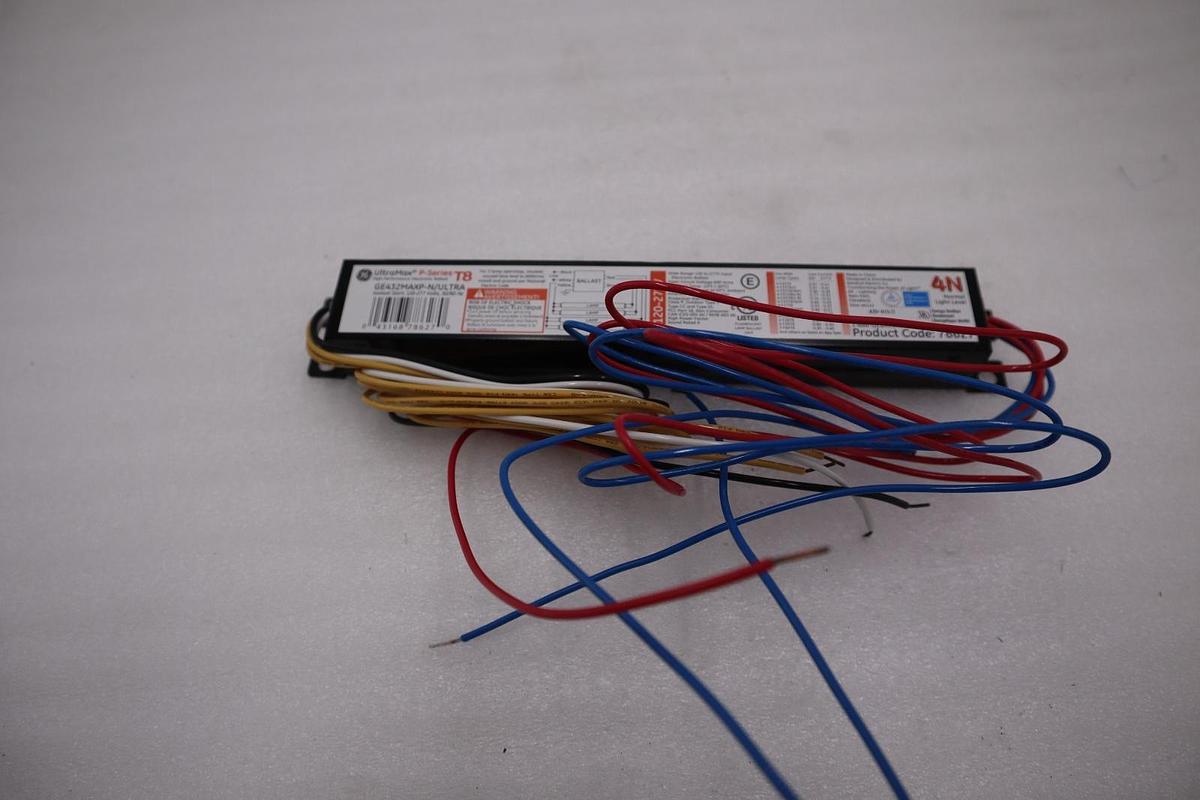 Used LOT OF 3 NEW OPEN BOX GE Lighting Ballast GE432MAXP-N-ULTRA STOCK H1279