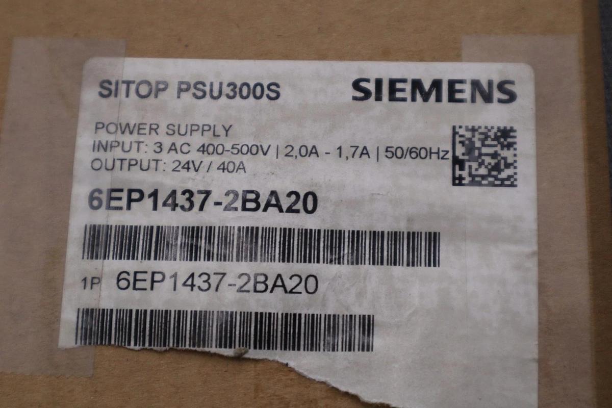 Used Siemens 6EP1437-2BA20 Sitop PSU300S Power Supply NEW UNIT STOCK GF-305