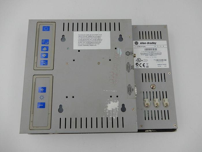 Used ALLEN BRADLEY HMI 6186M12AL SERIES C REV A 1200M VERSAVIEW STOCK 627