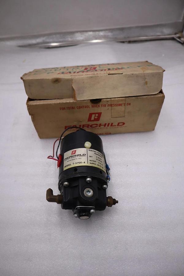 FAIRCHILD T-5700-4 ELECTRIC to PNEUMATIC TRANSDUCER *FREE SHIPPING* #2989CC