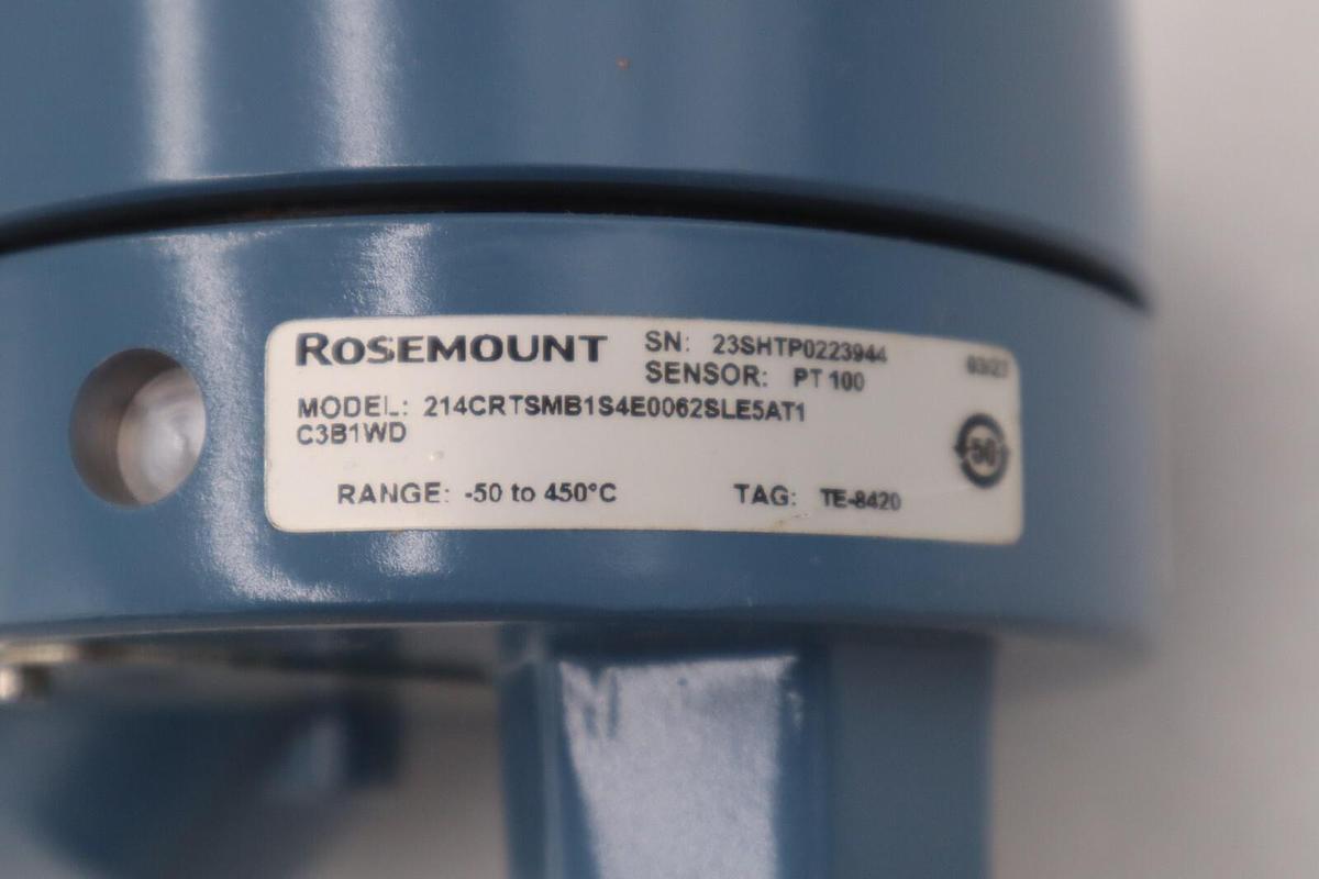 Used Rosemount 214C Temperature Sensor 214CRTSMB1S4E0062SLE5AT1 NEW STOCK G581A