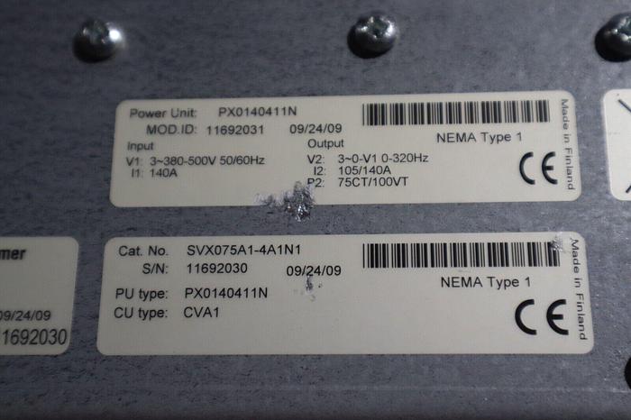 Used EATON RSVX075A1-4A1N1 PX0140411N (AS PICTURED) STOCK S-285