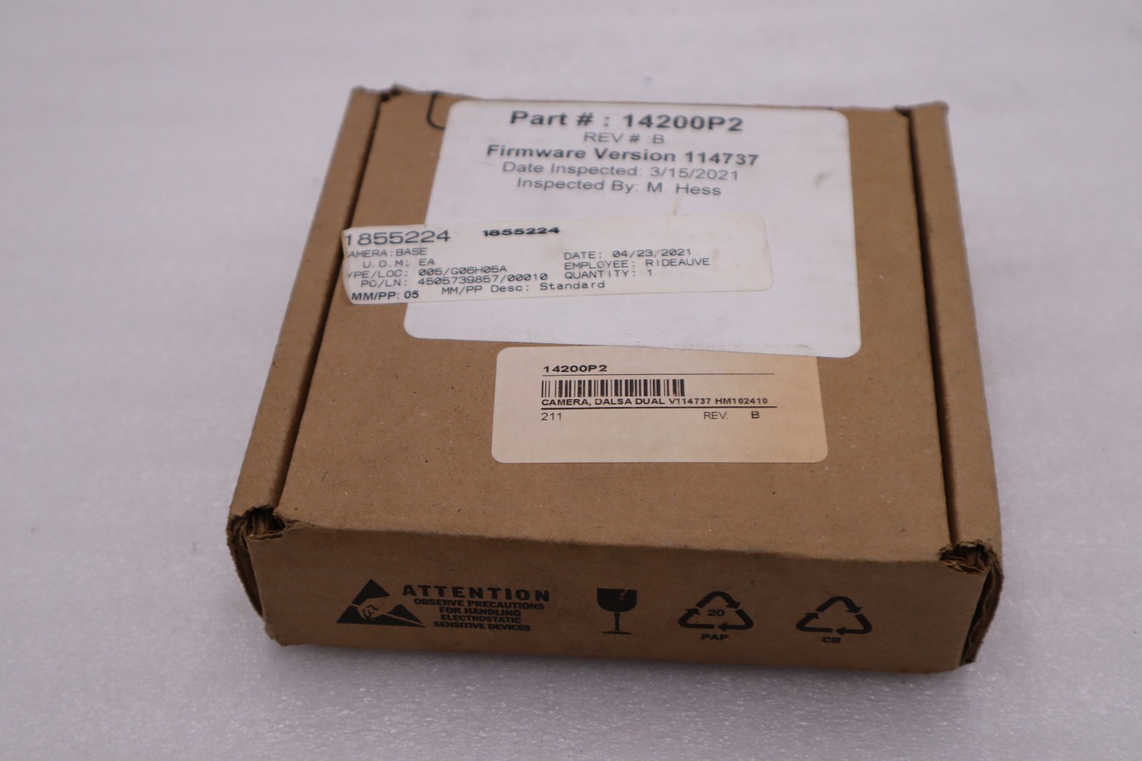 Used TELEDYNE DALSA CR-GM00-H102410 CCD Camera NEW IN BOX H636A