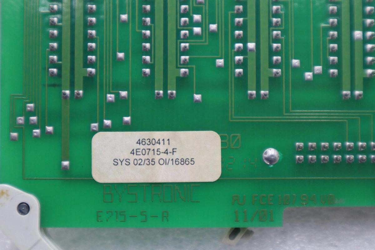Used BYSTRONIC E715-5-R CIRCUIT BOARD STOCK 5053