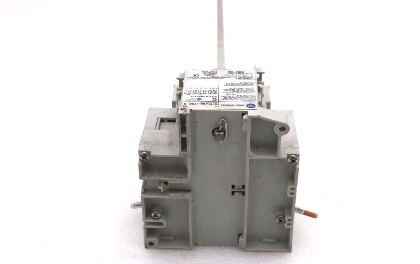 Used ALLEN BRADLEY 194RJ301753 OPEN TYPE SWITCH 478A 30A MAX #L-226