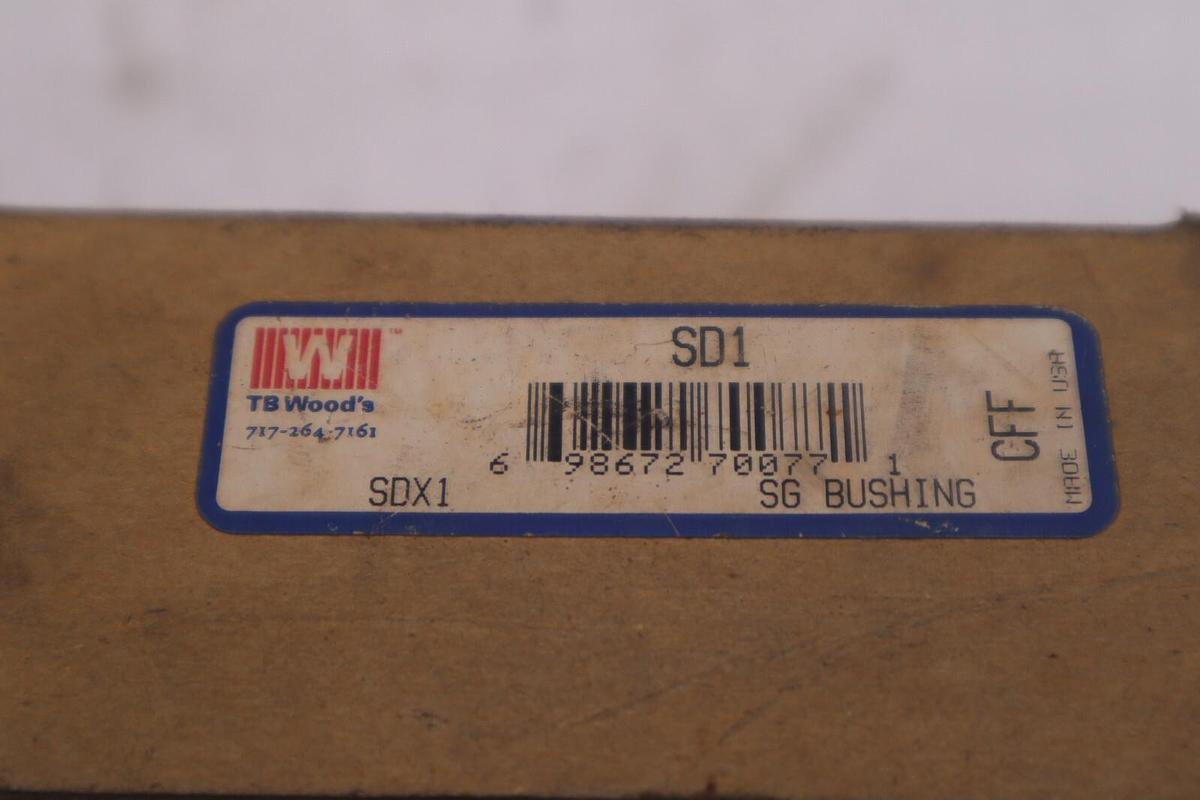 Used LOT OF 4 NEW OPEN BOX TB Woods SG Bushing, SD1 STOCK B-748