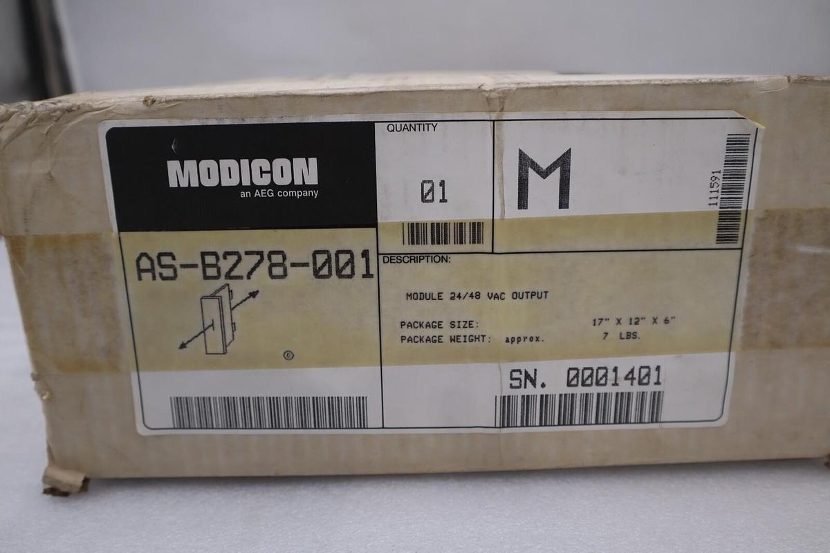 NEW IN BOX SCHNEIDER ELECTRIC AS-B278-001 / ASB278001 STOCK G400