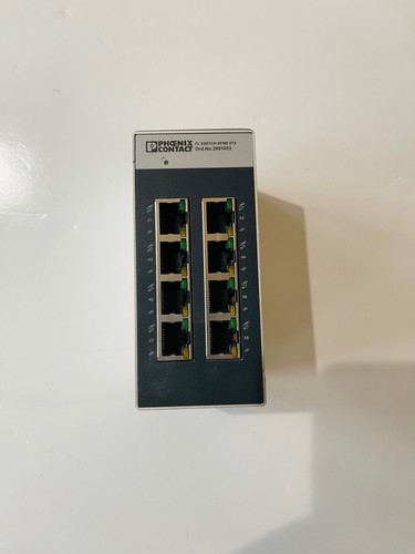 Used Phoenix Contact FL SWITCH SFNB 8TX, 2891002 Ethernet Switch #K-192