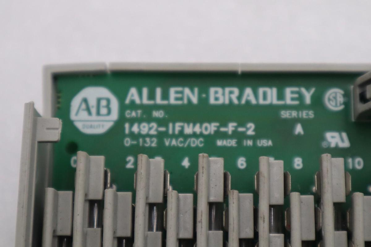 Used Allen Bradley 1492-IFM40F-F-2 Interface Module 0-132V AC/DC Fused STOCK 2407A