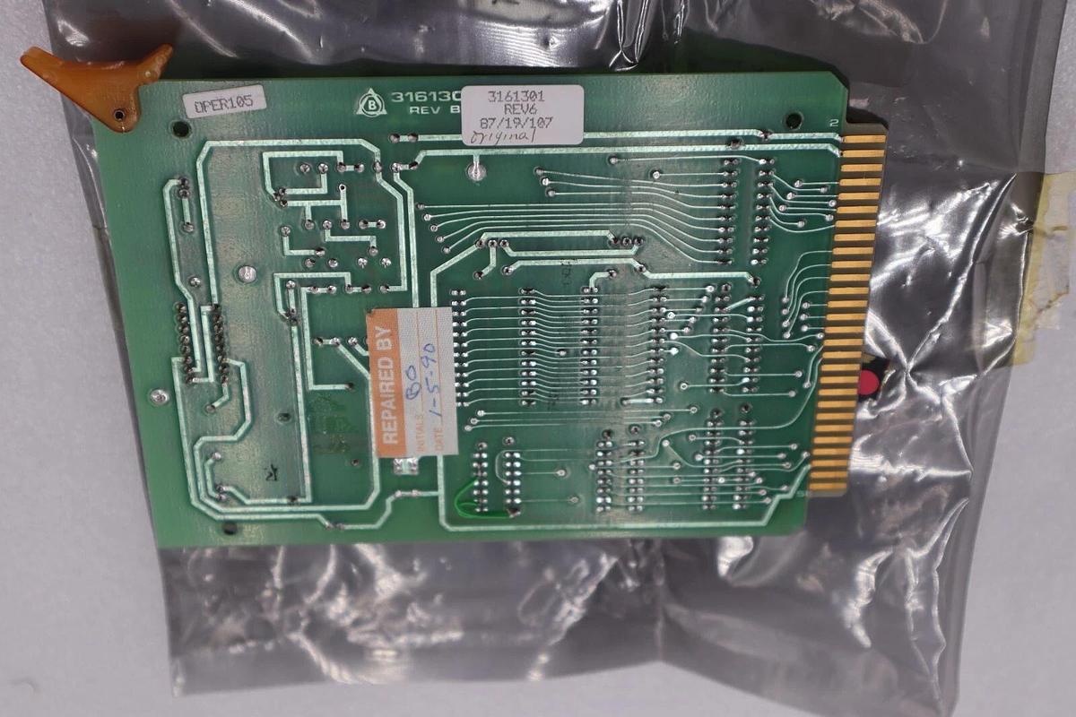 Used BRUCE 3161301 BATTERY BACKUP E2 MEMORY PCB ASSY STOCK #2820