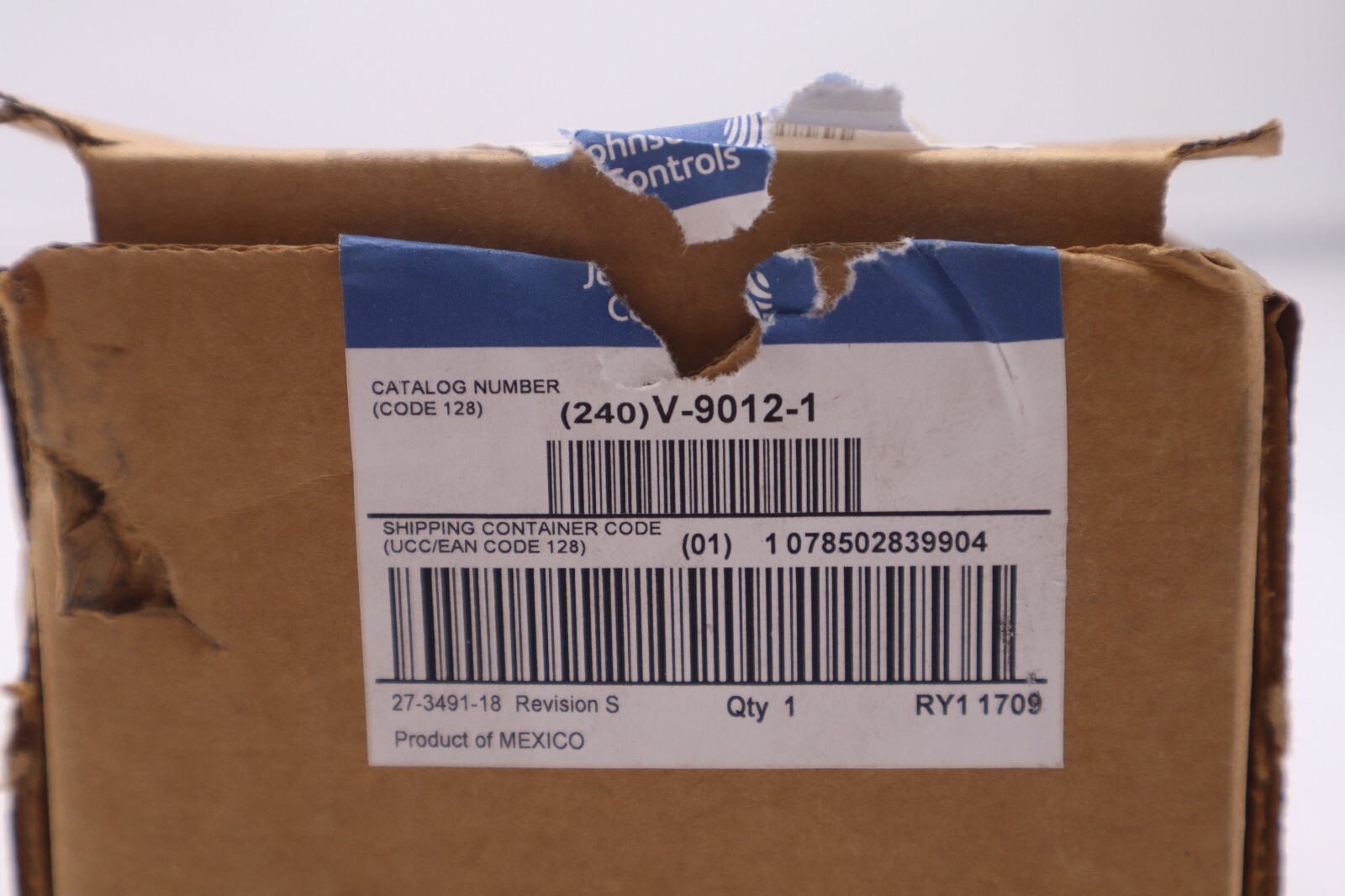 NEW Johnson Controls V-9012-1 Solenoid Relay STOCK K-1860