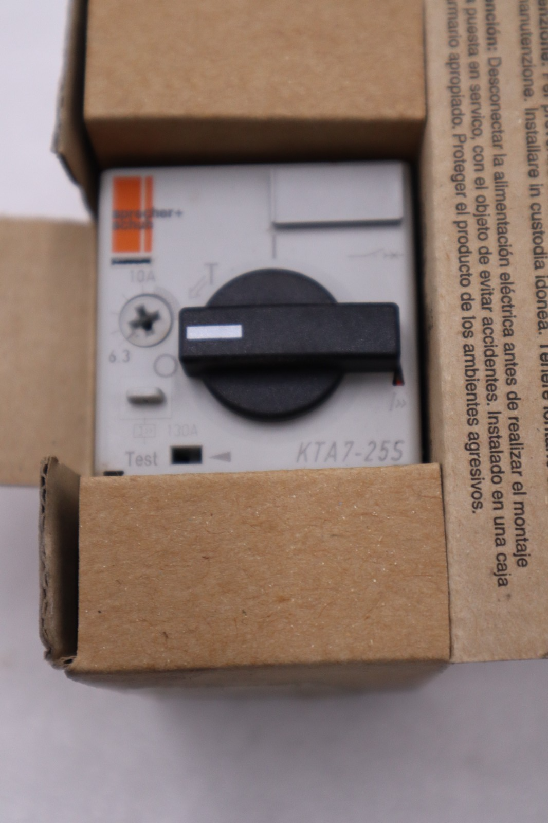 SPRECHER+SCHUH KTA7-25S-10A CIRCUIT BREAKER - NEW IN BOX - STOCK H897A