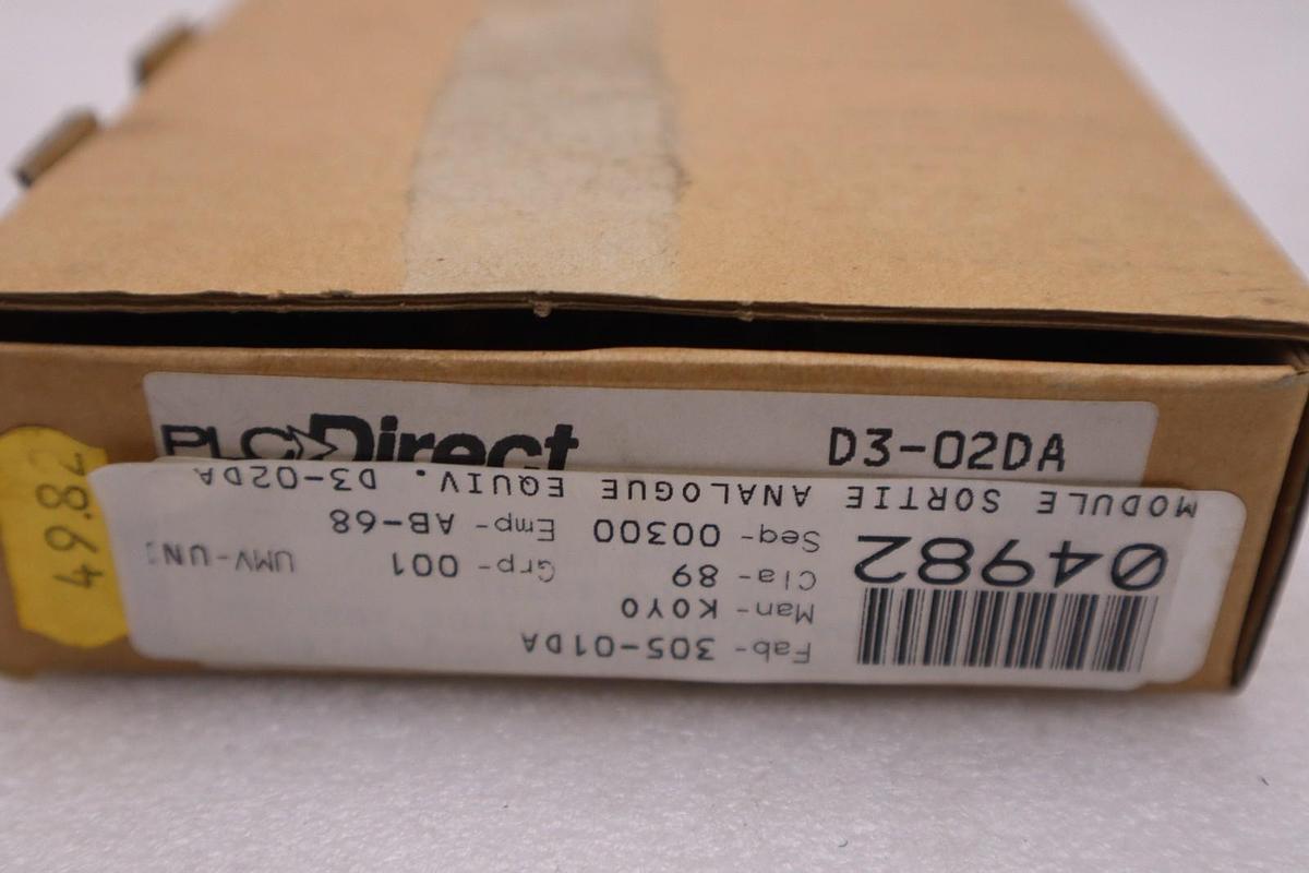 Automation Direct D3-02DA Analog Output Module - STOCK GF595A