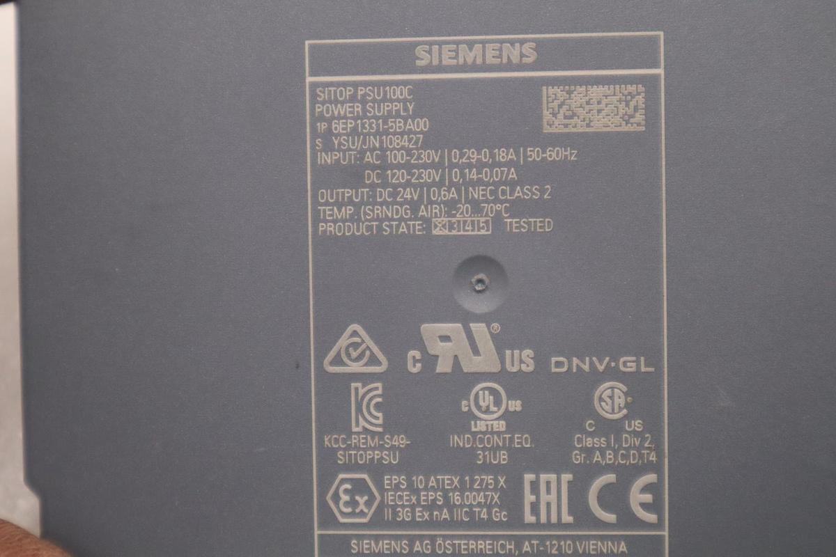 Used NEW OPEN BOX SIEMENS 6EP1331-5BA00 Power Supply STOCK H1371A